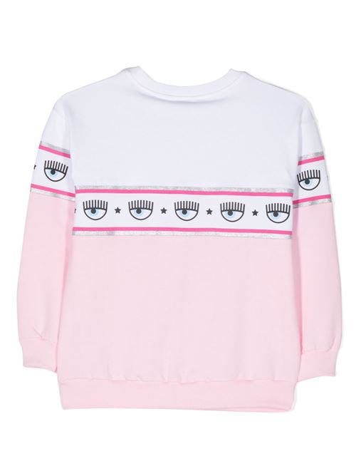 Felpa bambina Eyelike Chiara Ferragni Kids 51A6001250 0090 New Marine Store